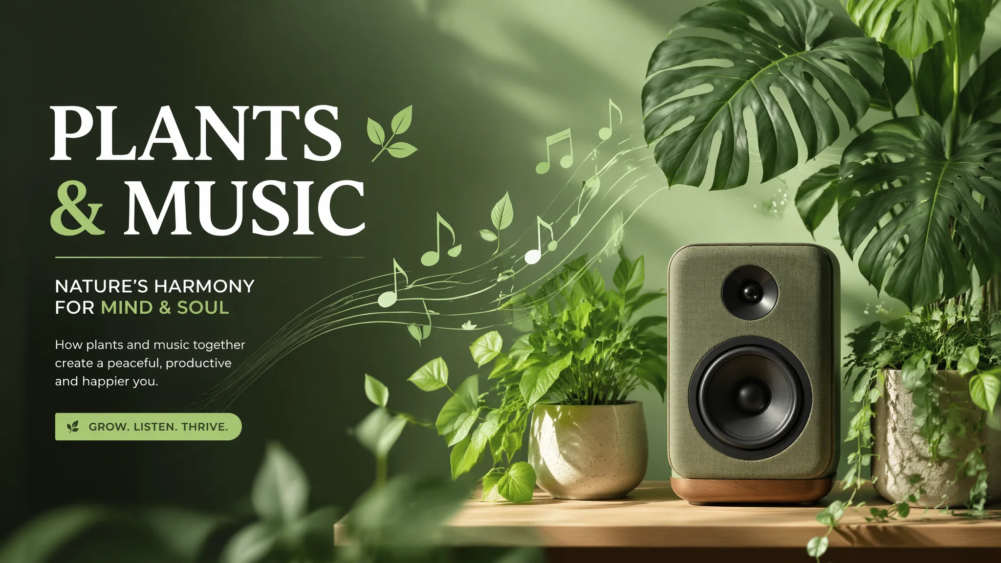 植物与声音科学揭秘：给花放音乐真的能促进生长吗