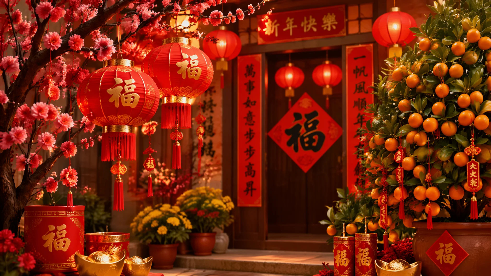 新年花卉布置全攻略：元旦到春节家里每个房间摆什么花