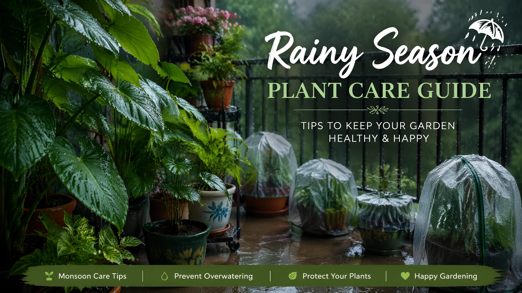 梅雨季植物养护指南：连续下雨怎么防止烂根病害