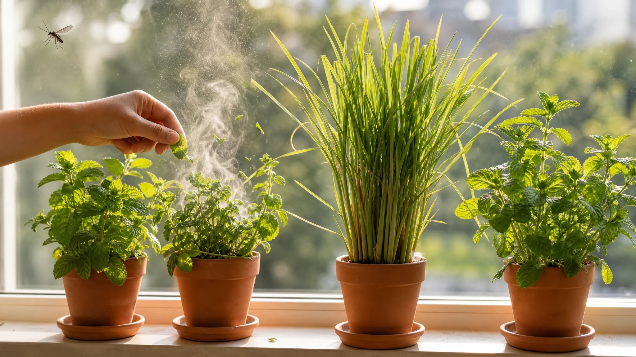 驱蚊绿植盆栽实测：香茅薄荷真的管用吗