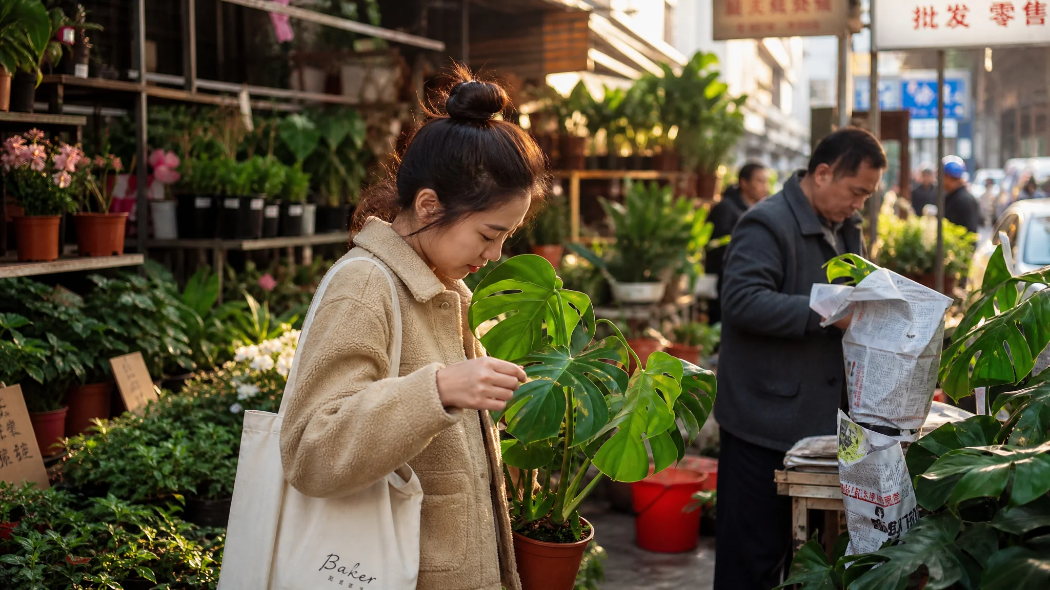 绿植花卉市场怎么逛？砍价和挑货的实战