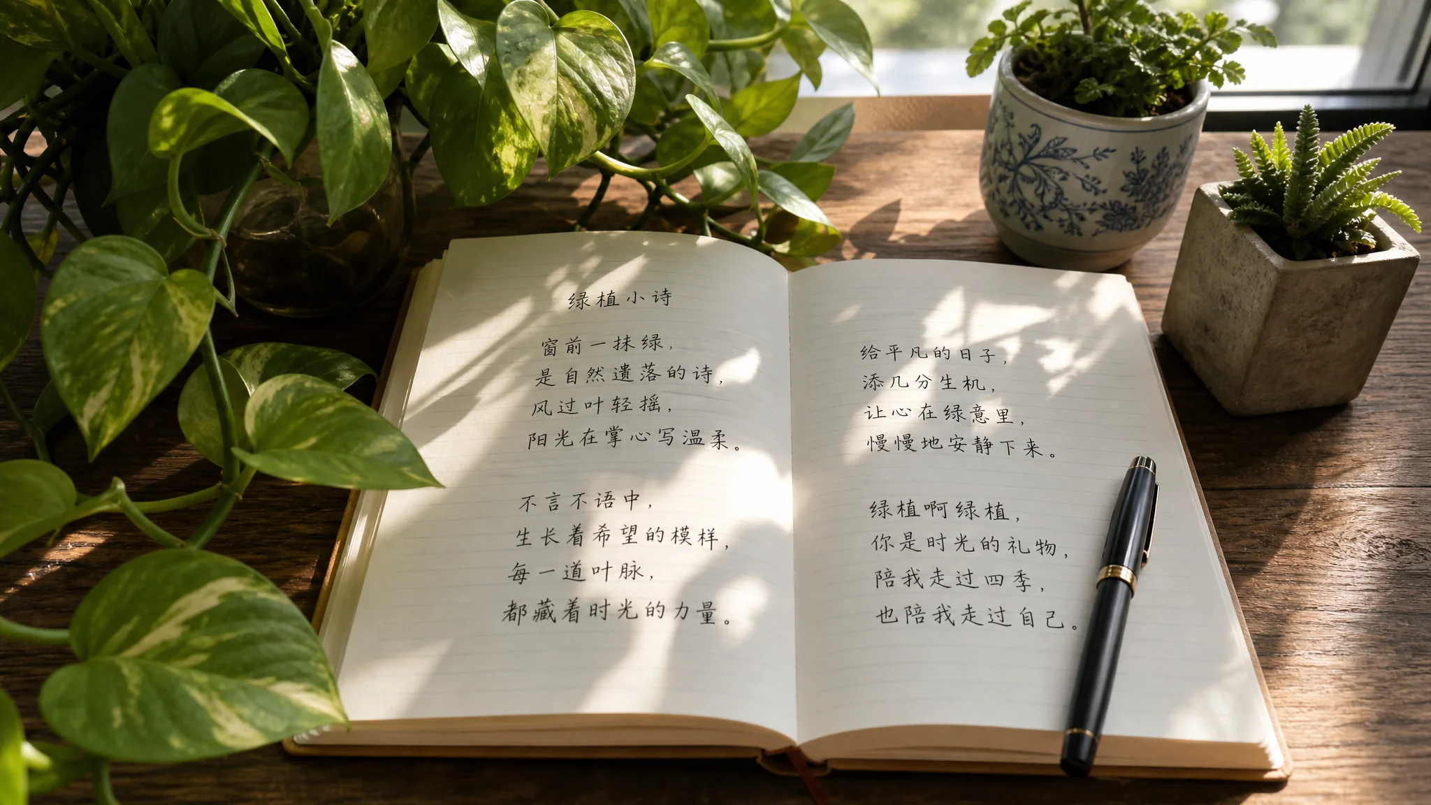 绿植的诗句精选：写文案和配图直接用