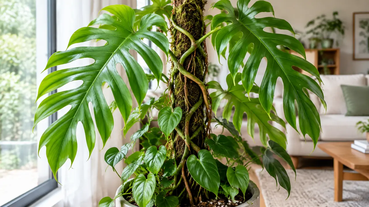 绿植麒麟尾是什么植物？绿萝的野生兄弟，附与龟背竹辨别表