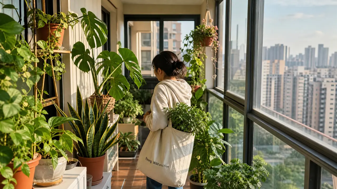 燕郊买绿植去哪？环京通勤买花路线与高层公寓养护实录