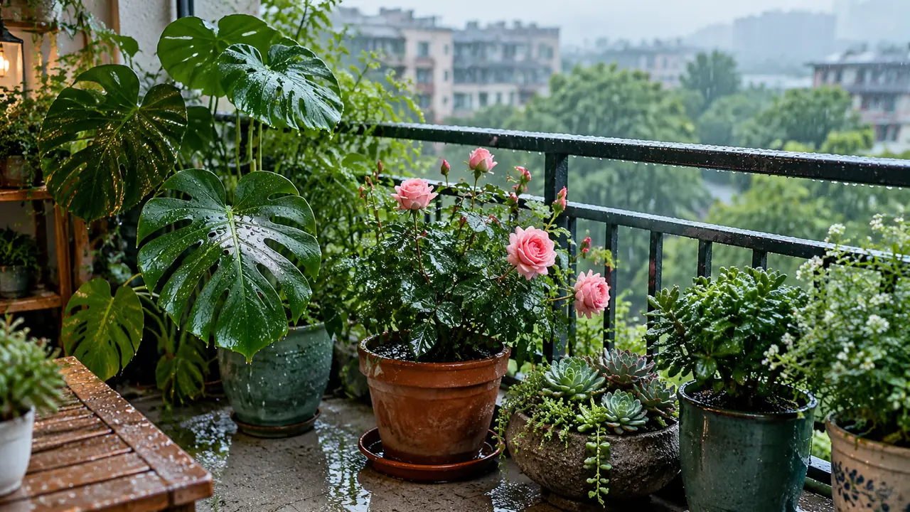 绿植雨天管理指南：白拿的软水和看不见的账单，一份淋雨资格表讲清