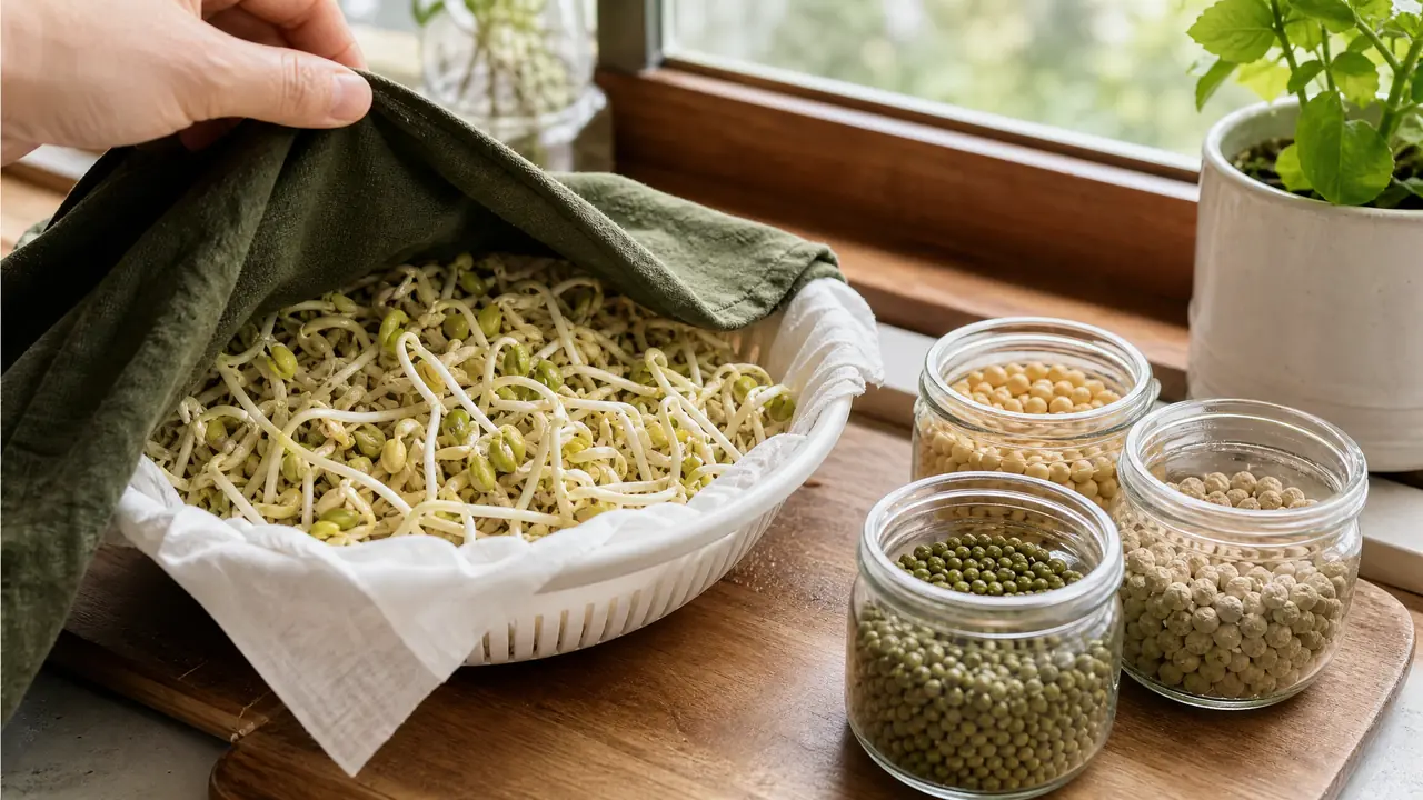 豆芽绿植入门：发豆芽算养绿植吗？三豆实测与豌豆苗进阶