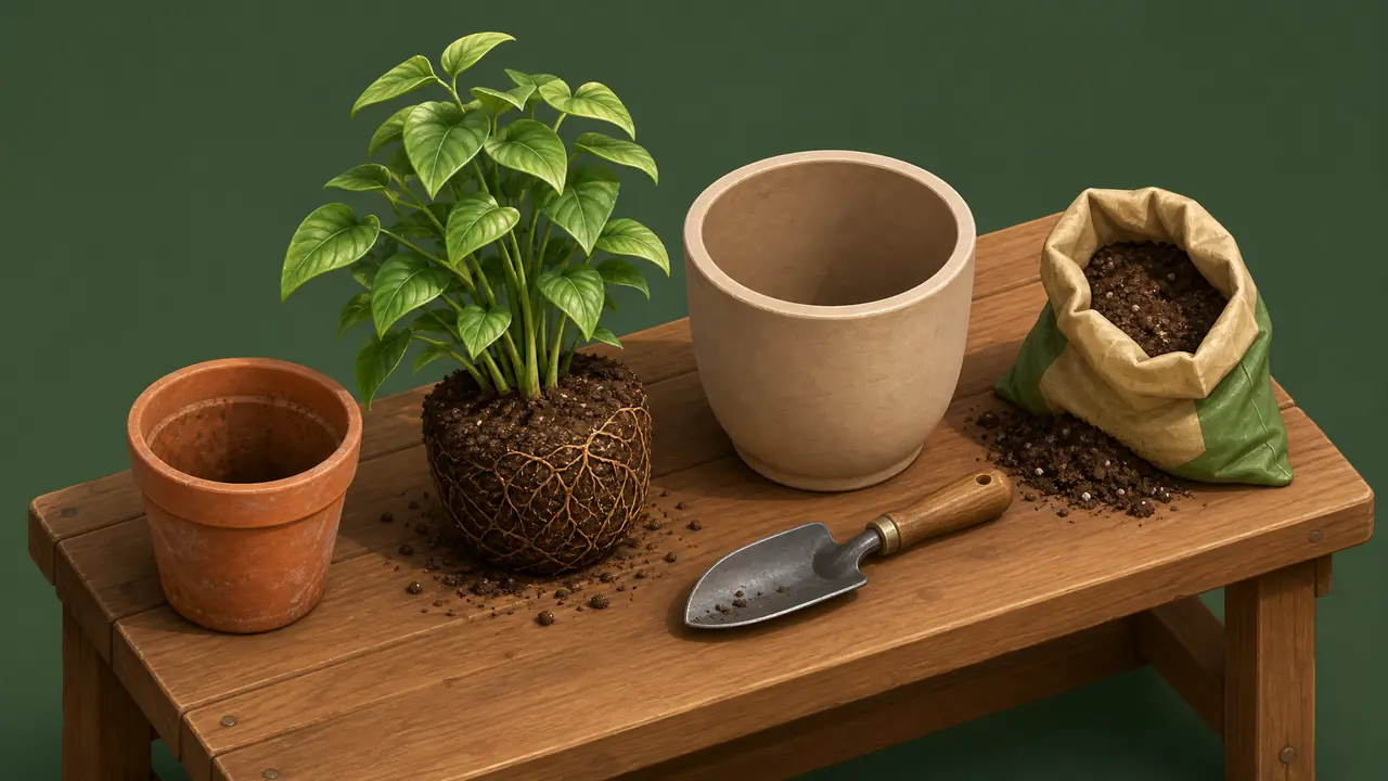 绿植移盆怎么不伤根？从脱盆到缓苗，手上分寸一次说透