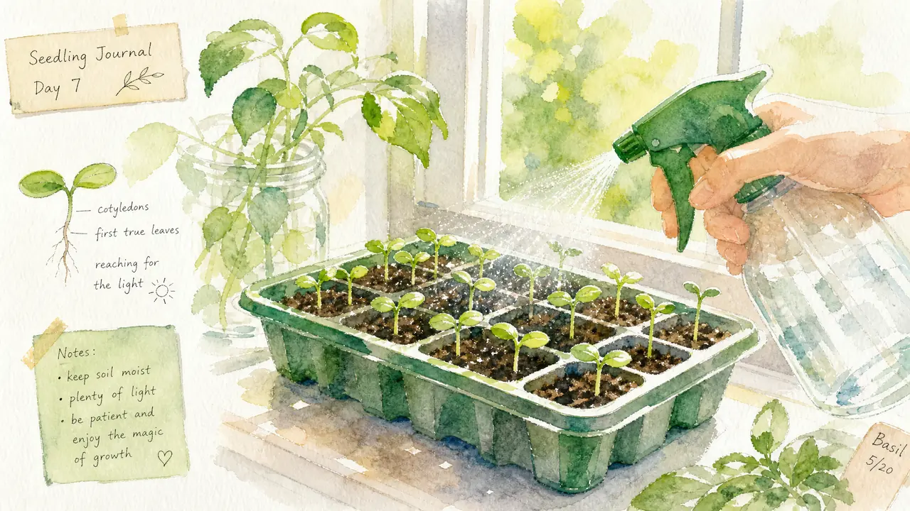 绿植种籽怎么养出苗？催芽、假植、间苗全流程与五个失败点