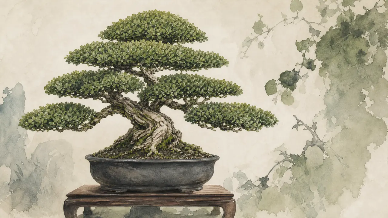造型黄杨绿植养成记：慢生树剪出「云片」的全流程与修剪时机