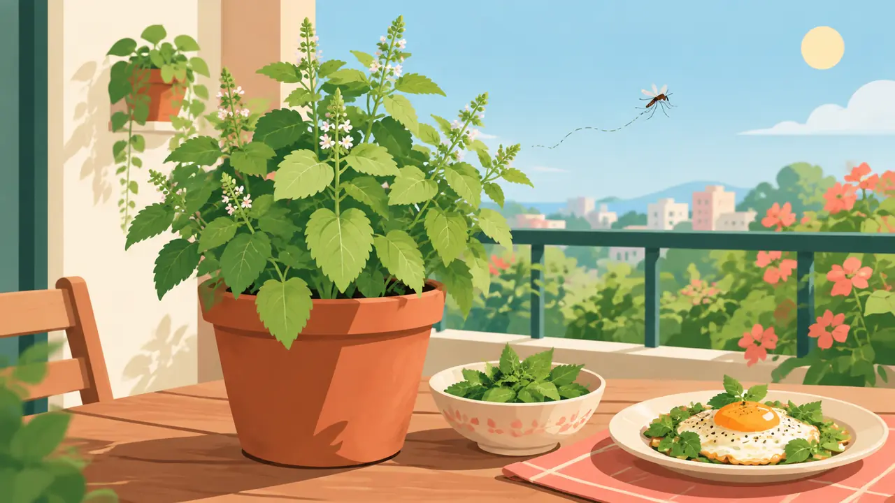 霍香绿植怎么养？其实就是藿香：盆栽香草驱蚊提味一盆多用