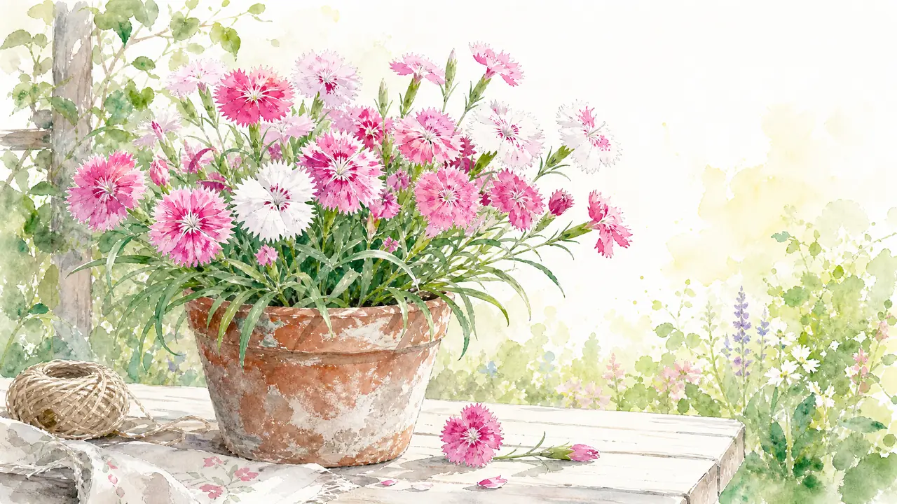 石竹绿植怎么养：耐寒耐瘠的多年生草花，夏天休眠期别手勤