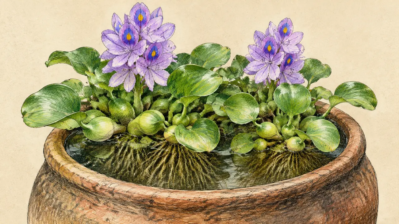 绿植水葫芦还能养吗：一盆紫花与入侵物种的两面