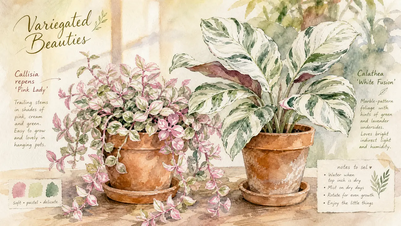 油画类绿植盘点：油画婚礼吊兰油画竹芋的锦斑养护与褪色返绿补救