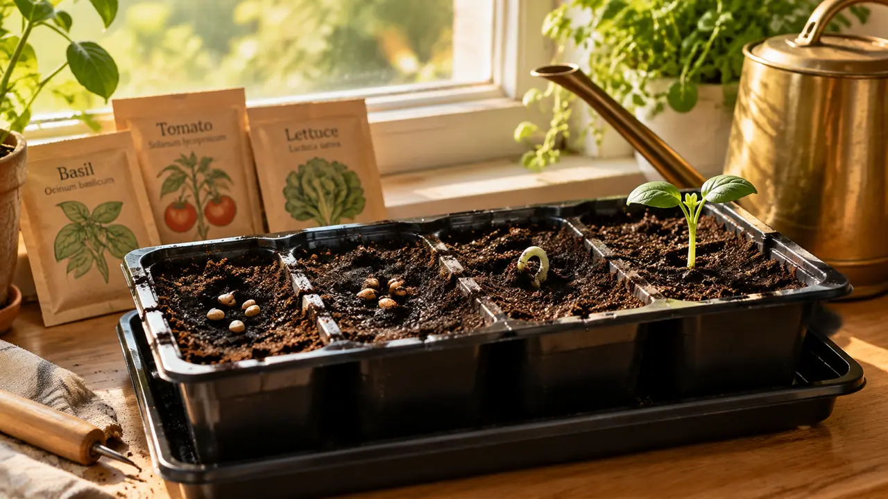 种子绿植从播种到成活：新手催芽育苗避坑实录