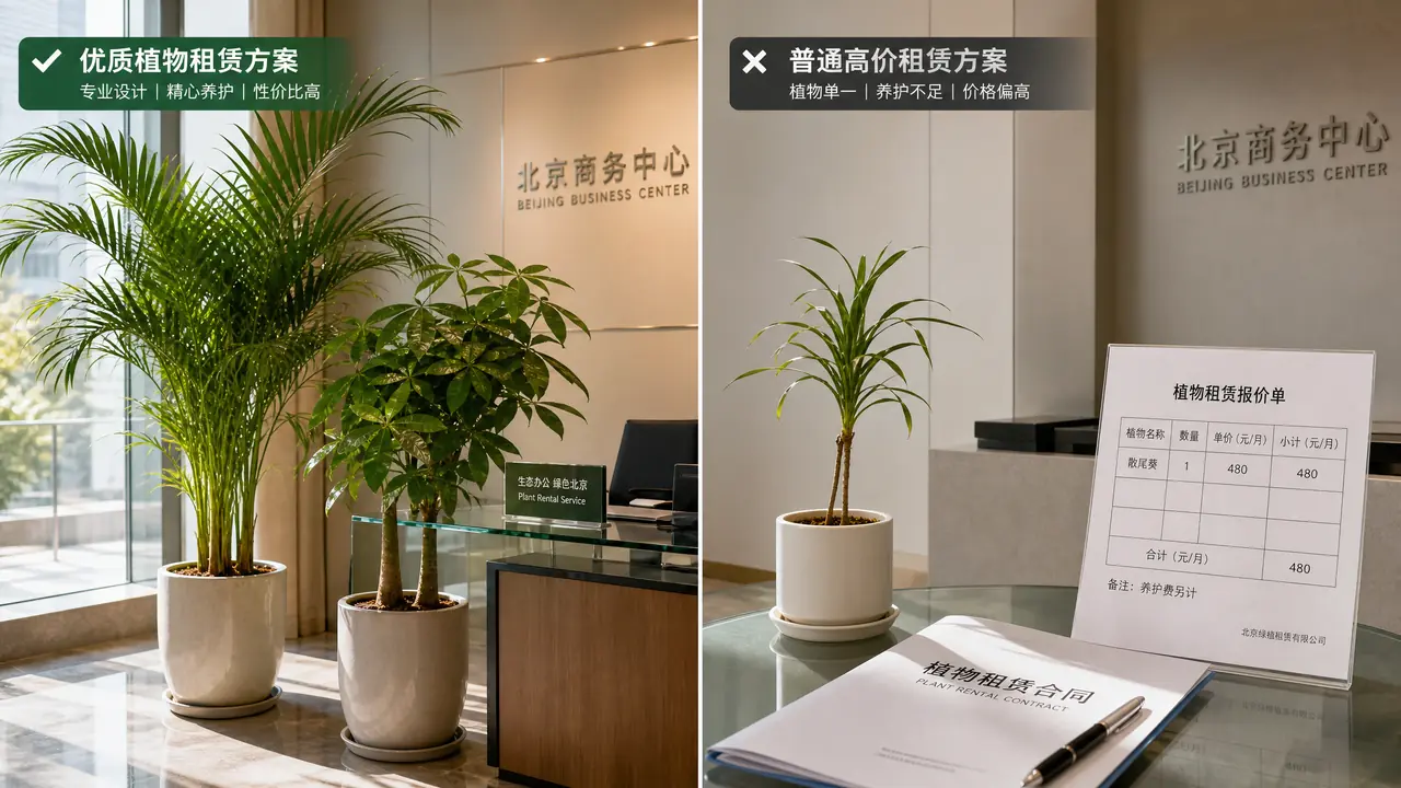 北京绿植租赁公司怎么挑：报价、合同和换苗门道一次说清