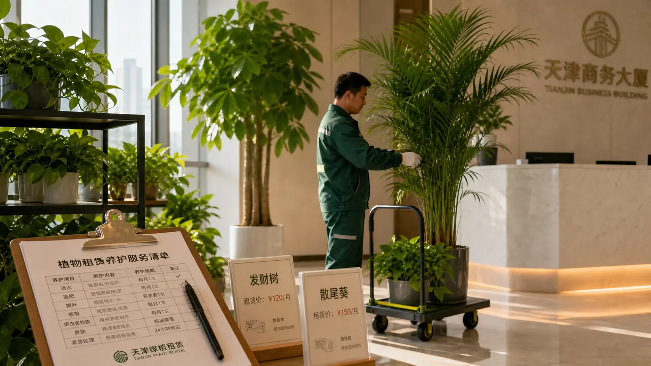 天津绿植租赁公司怎么选：报价、合同和养护门道一次说清