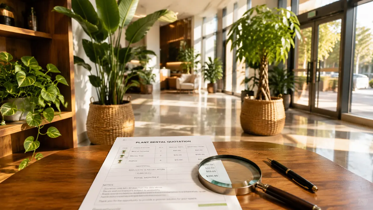 武汉绿植租赁多少钱一个月？报价单怎么看不踩坑