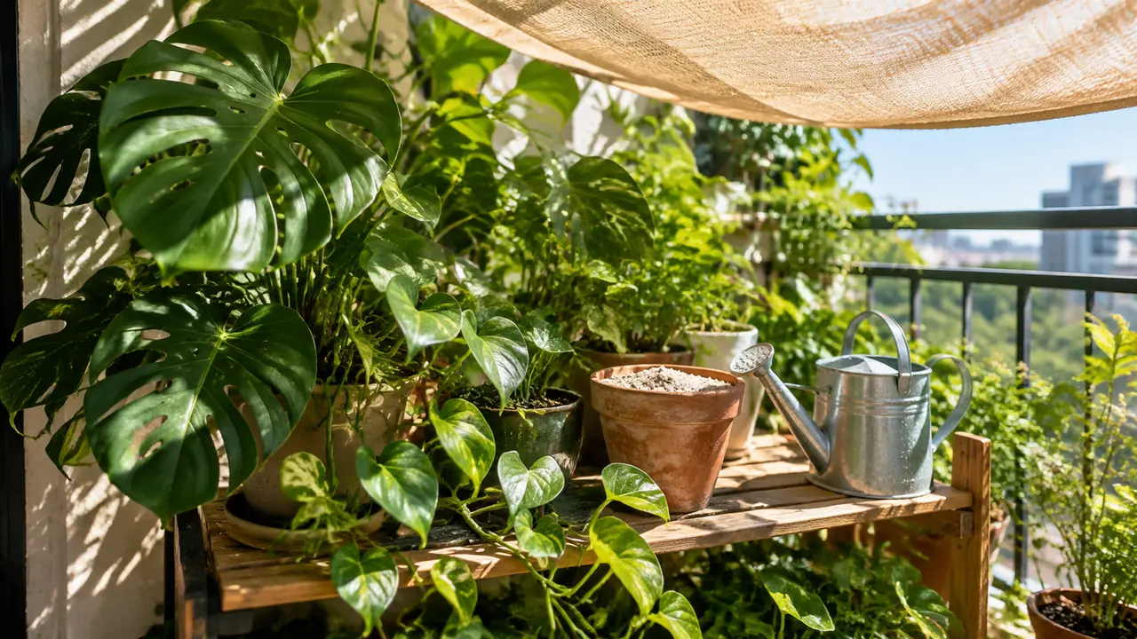 夏季绿植保命指南：高温天浇水遮阴通风和烂根急救