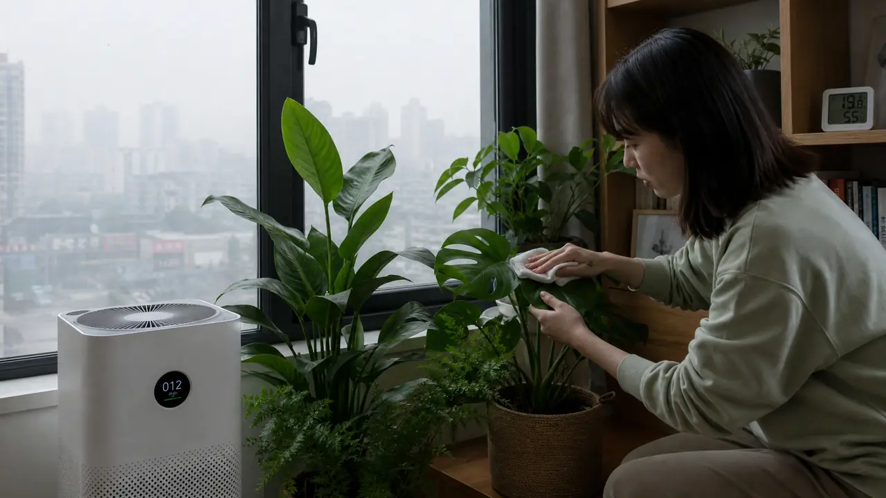 雾霾绿植真能除霾吗？关窗日子里的室内空气务实管理办法