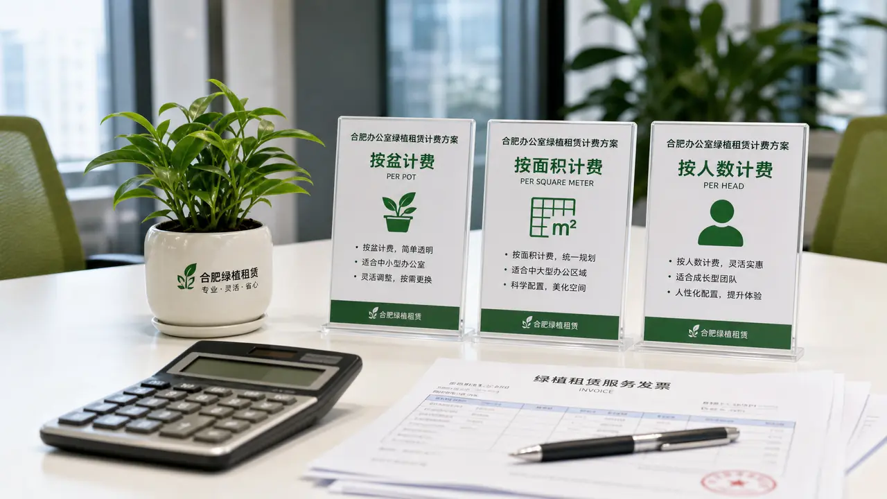 合肥办公室绿植租赁怎么收费？三种计费方式对比