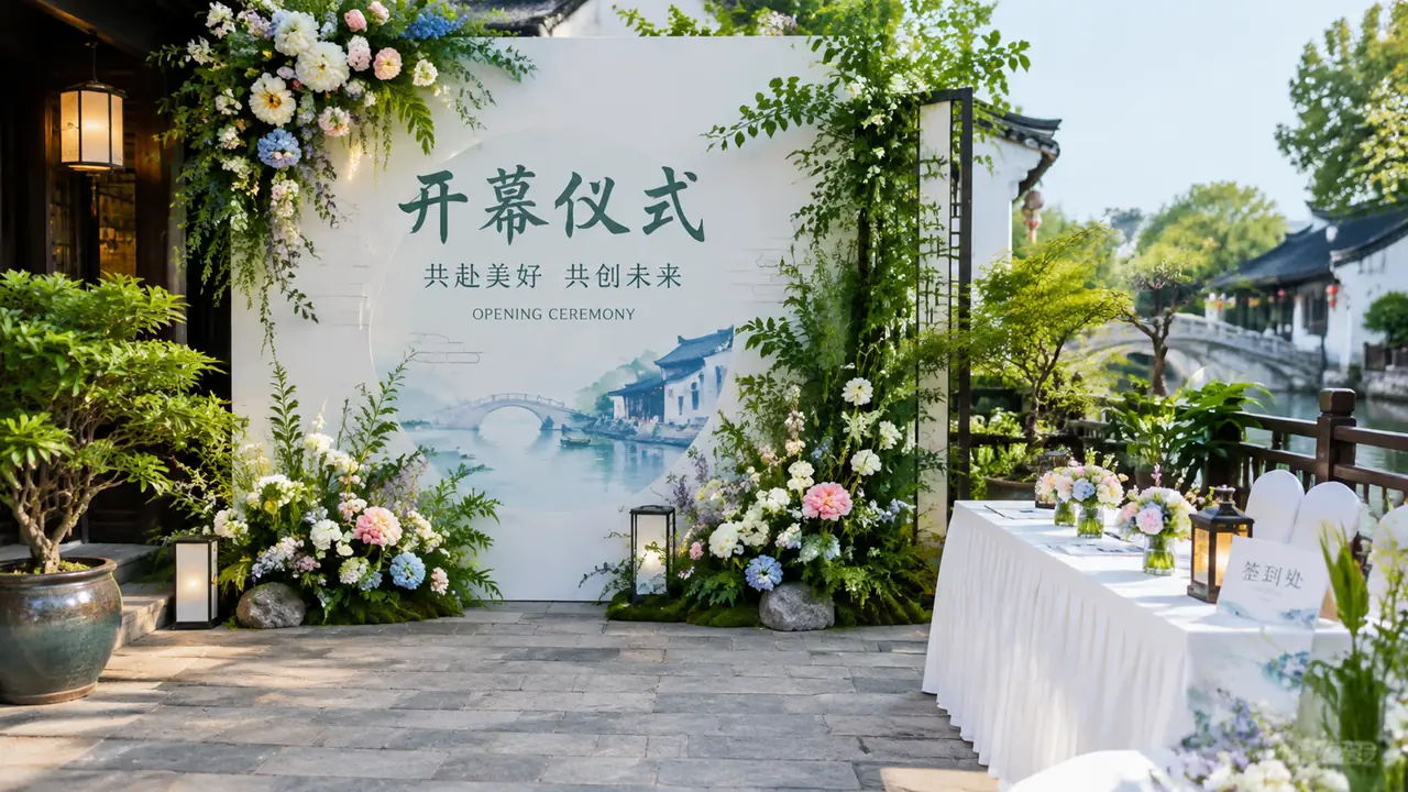 苏州绿植花卉小型活动布置怎么定：开业沙龙婚礼角的场景方案