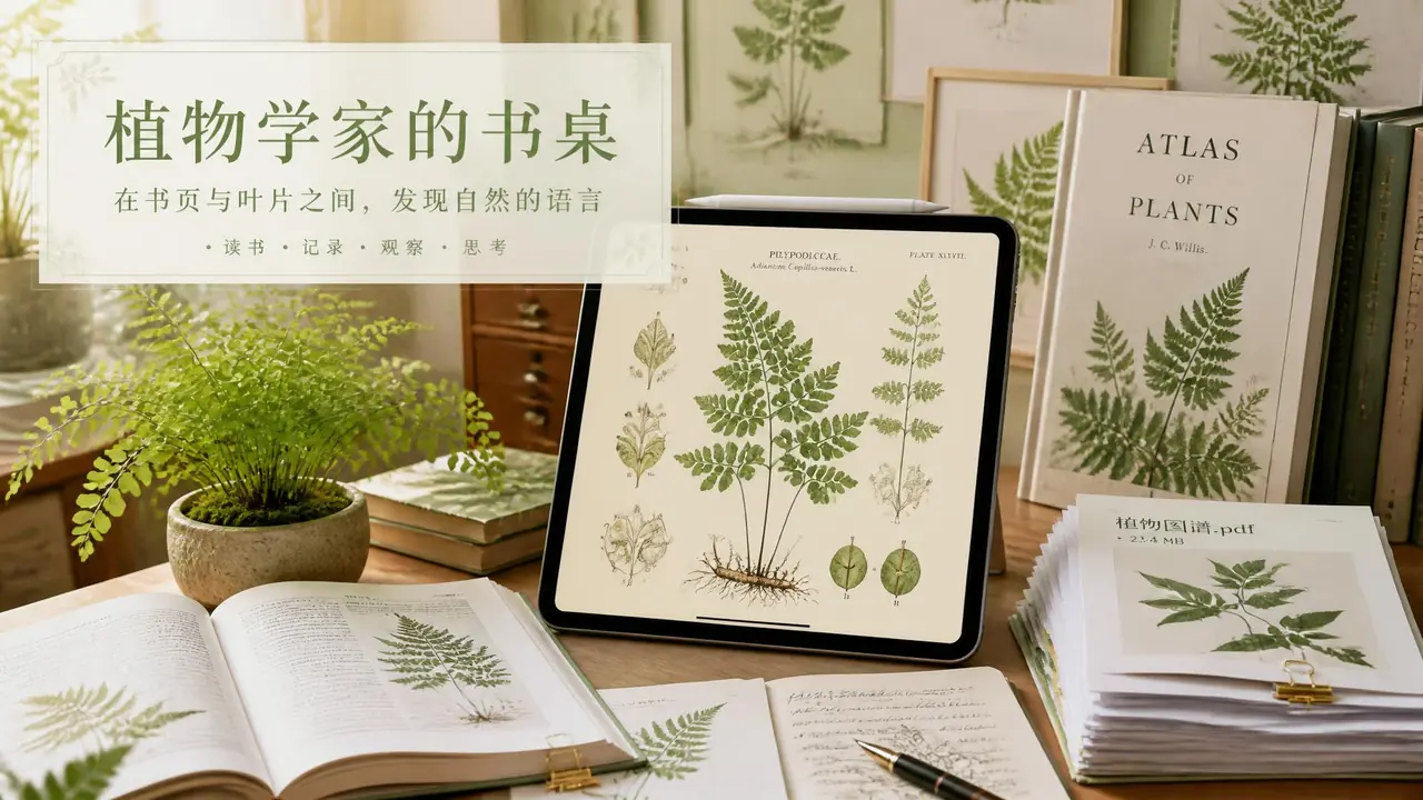 花卉绿植下载去哪找正版？植物志和图鉴PDF的免费渠道