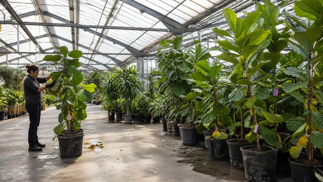 闲置绿植工厂淘货指南：租摆退租的苗怎么挑，半价拿下大棵的门道