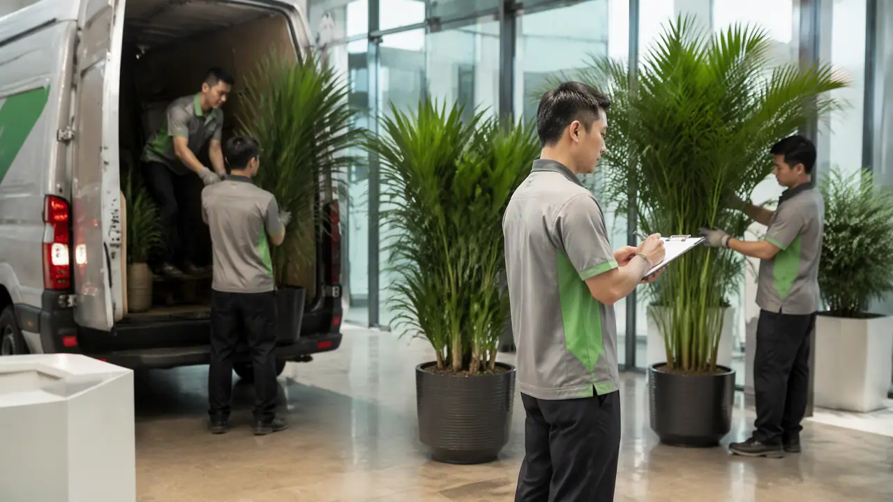 广州绿植公司怎么选？租摆、售卖、养护外包三种模式，报价和合同的门道拆开讲