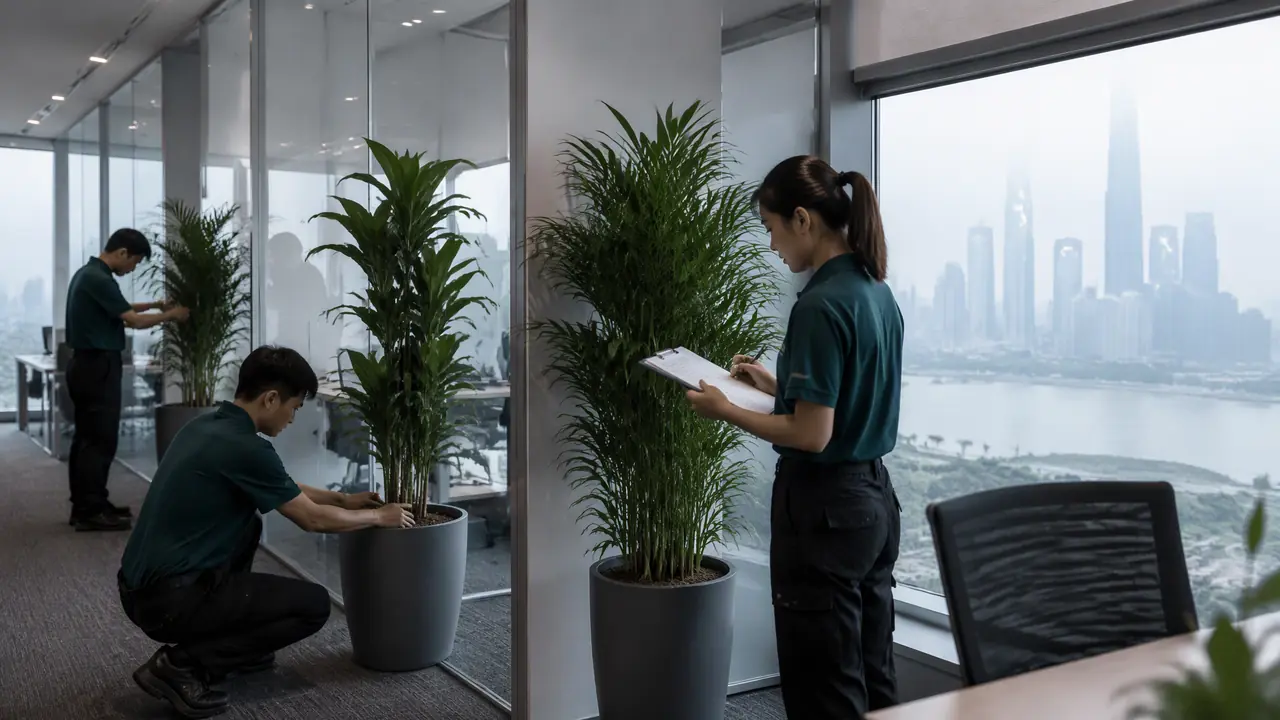 南京绿植租赁公司怎么选？行情价、合同条款和服务半径，签前核对清单
