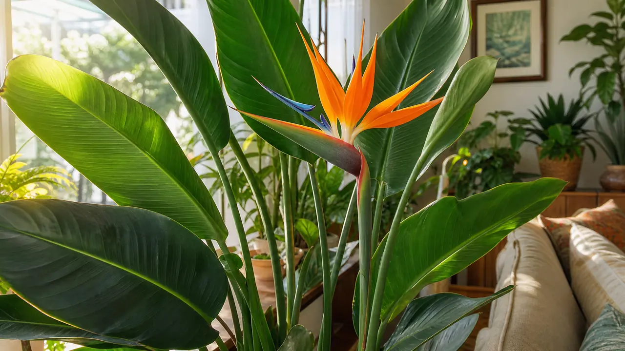 吉祥鸟绿植是天堂鸟吗？鹤望兰的辨识光照浇水与寓意