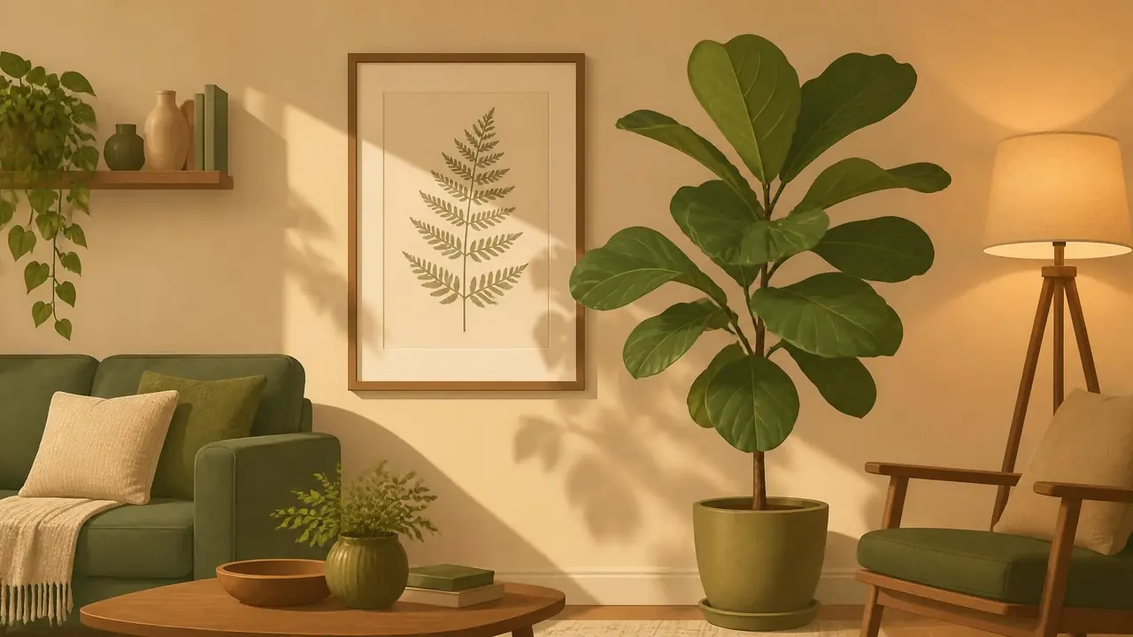 绿植风景画怎么选怎么挂？和真绿植搭配出层次感