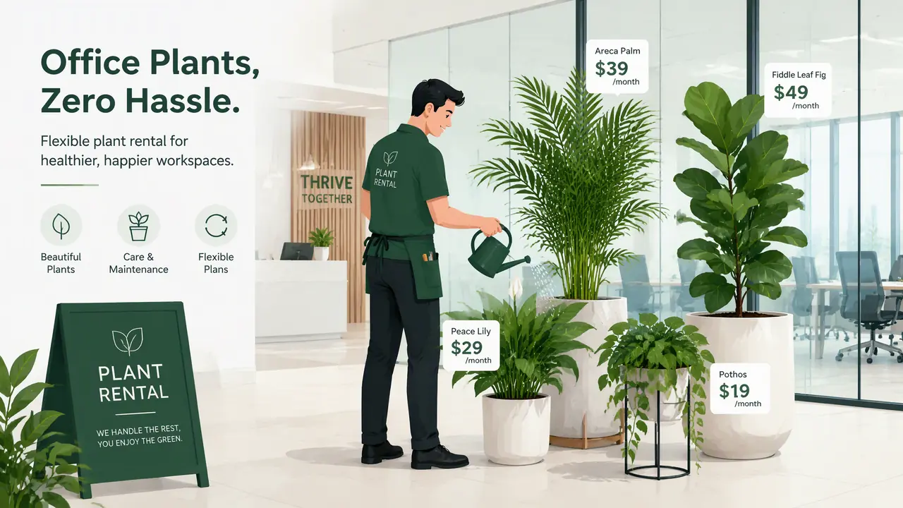 绿植租赁行业怎么样？租过三年办公绿植的客户视角说现状和比价