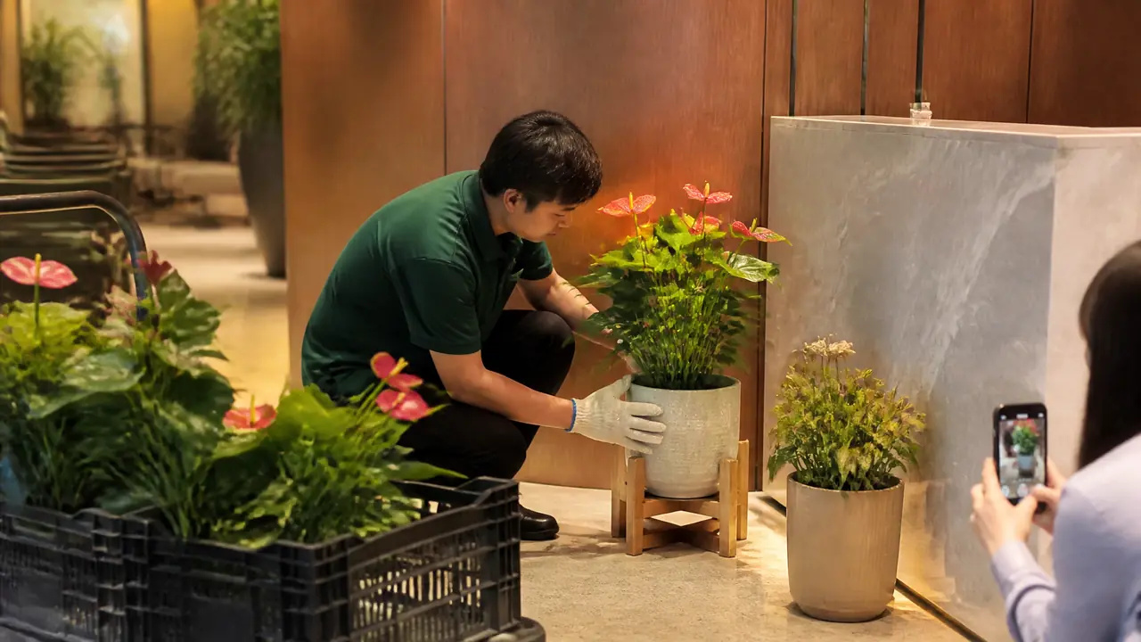 绿植更换怎么定？租摆观赏期、频次谈判和旧苗去向全说清