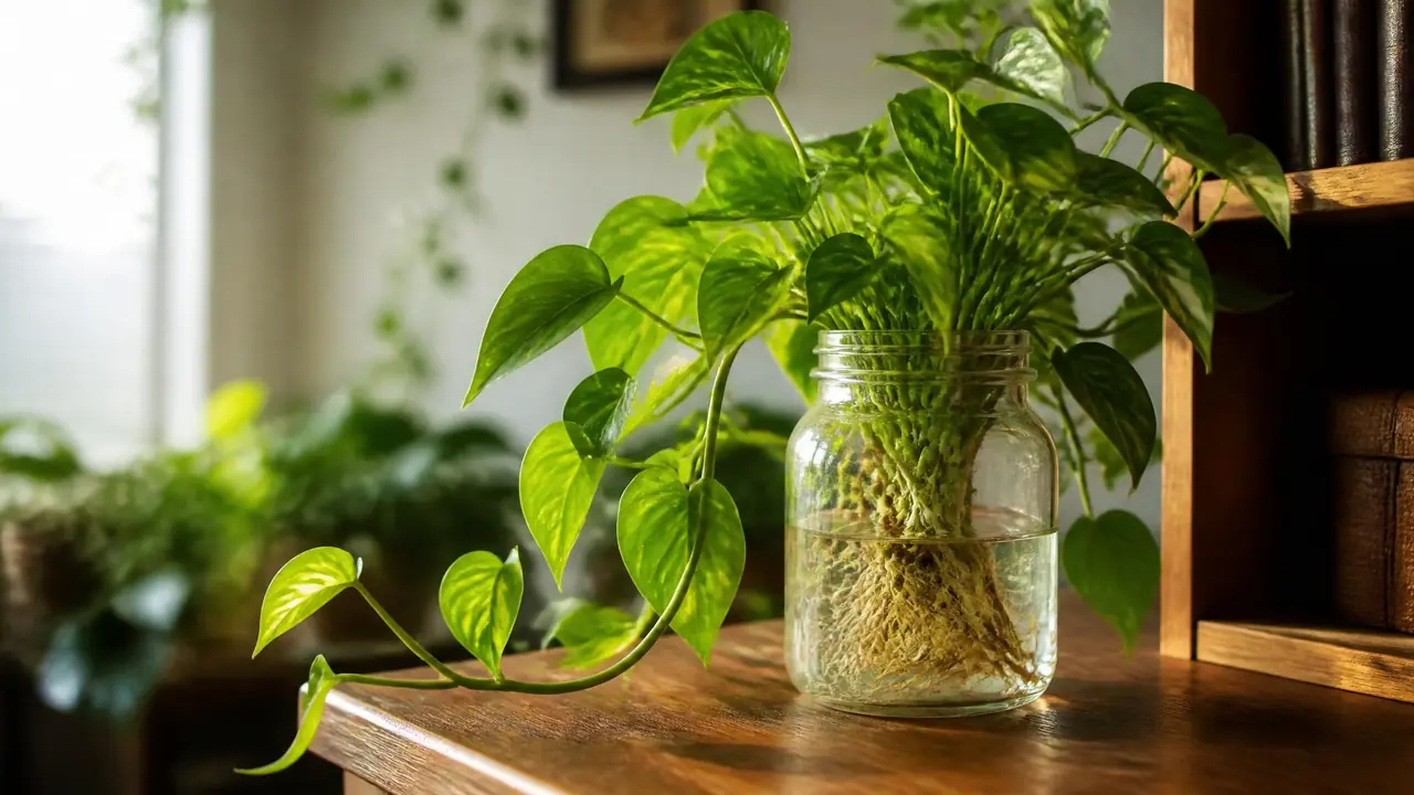 水植绿萝怎么养？土转水的驯化期和换水频率都给你