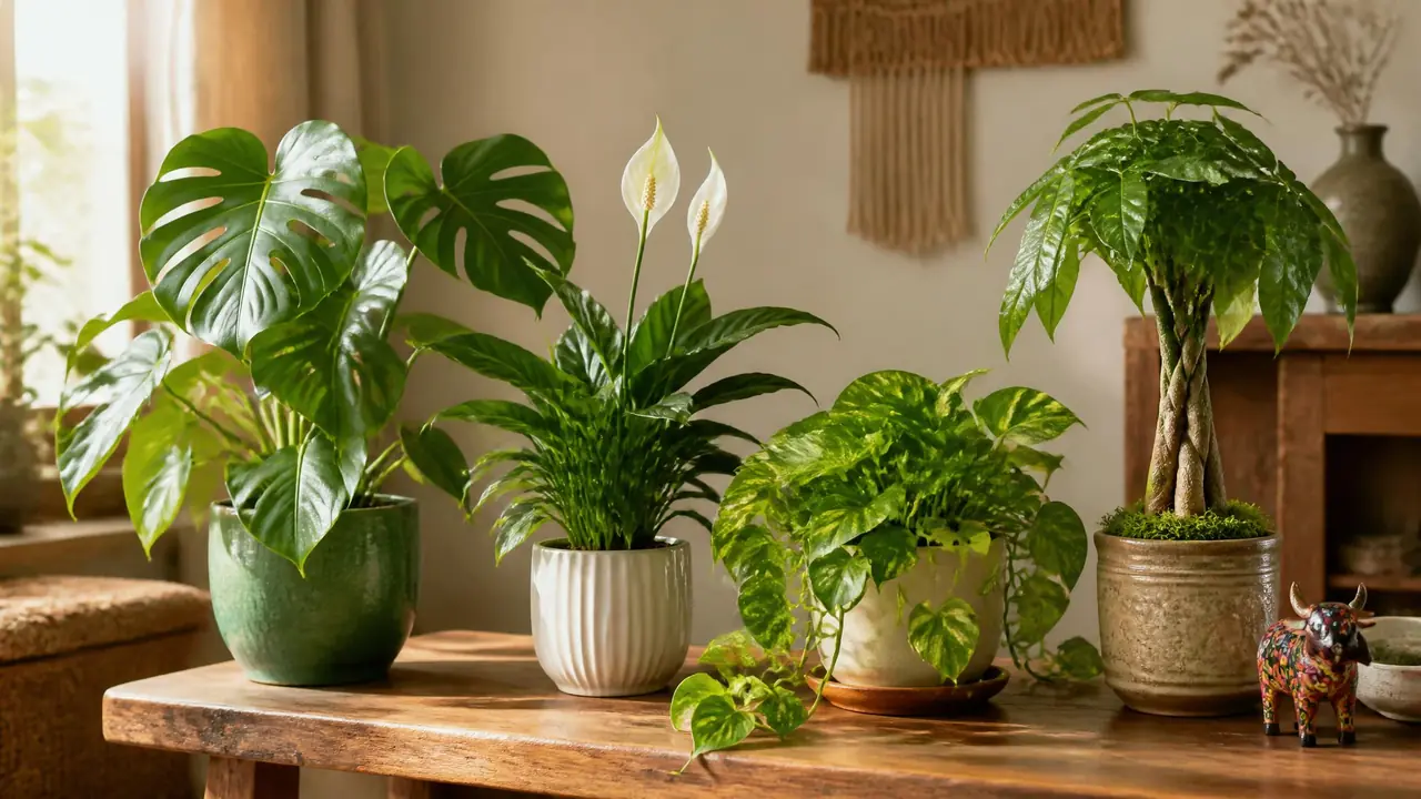 绿植花语盘点：龟背竹白掌绿萝发财树的常见寓意，当趣味看别当真