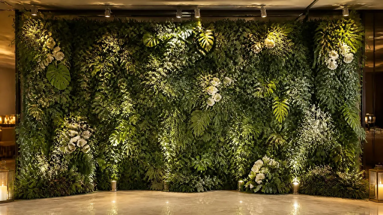 婚礼绿植墙怎么做：真植仿真怎么选、预算清单和搭建时间线