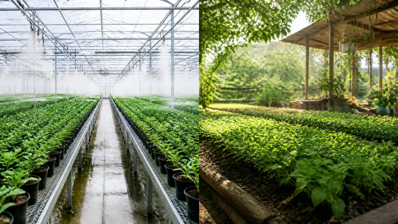 绿植工厂和传统花农差在哪？看懂生产方式，新苗到家少踩坑