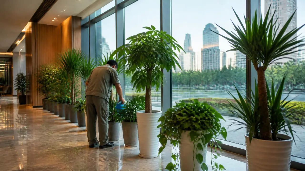 南昌绿植租摆怎么谈不踩坑：报价拆解、夏天损耗谁担责