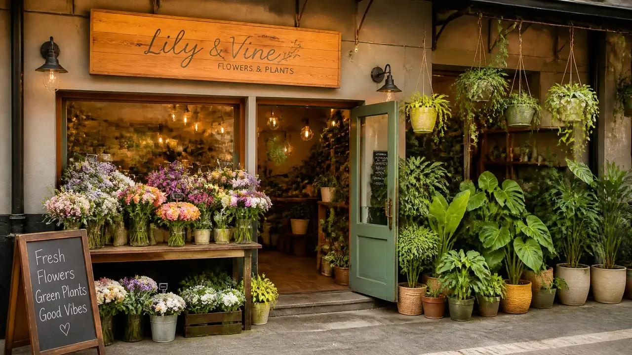 花卉绿植店名怎么取？先定主营再挑字，混着起的都吃亏