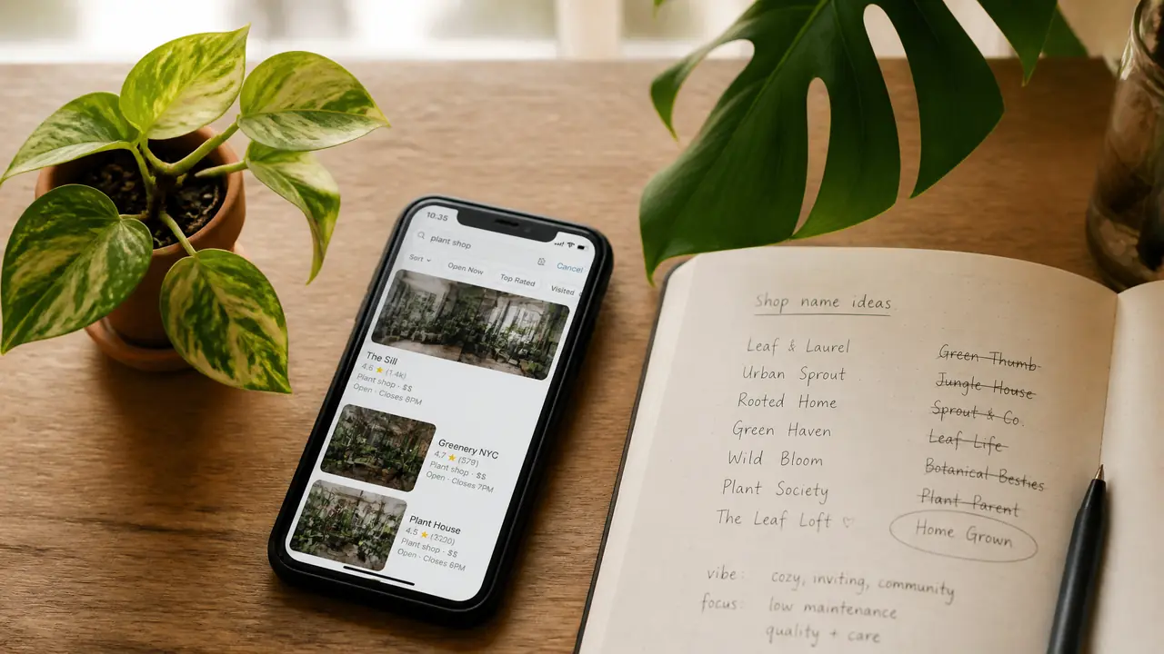 绿植花卉店名搬到线上怎么起？搜得到、念得出、不重名才立得住