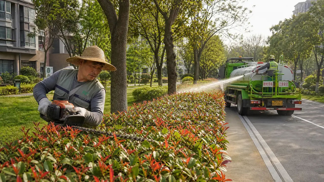 小区绿植养护都忙些什么？跟绿化班蹲点一个月的实录