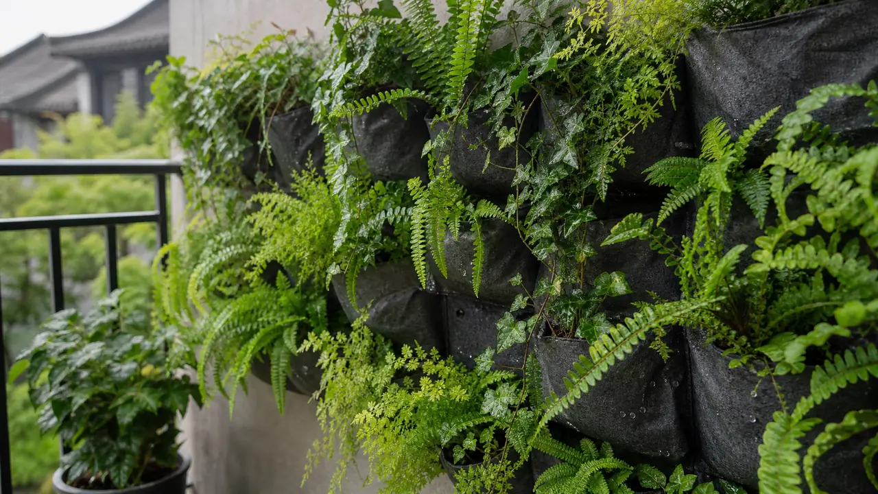 浙江绿植墙怎么做？梅雨季防潮和选种的实操要点