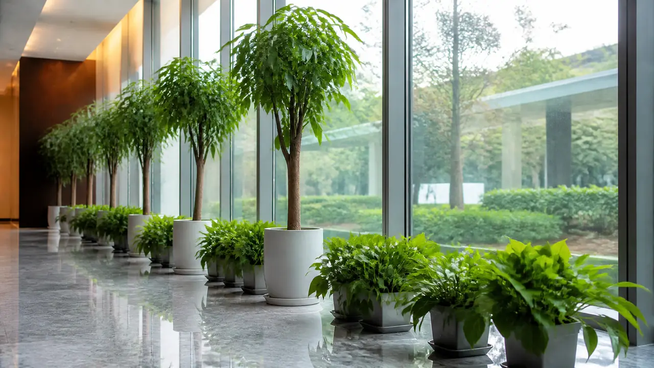 赣州绿植租摆多少钱一个月？按盆算还是按平米算