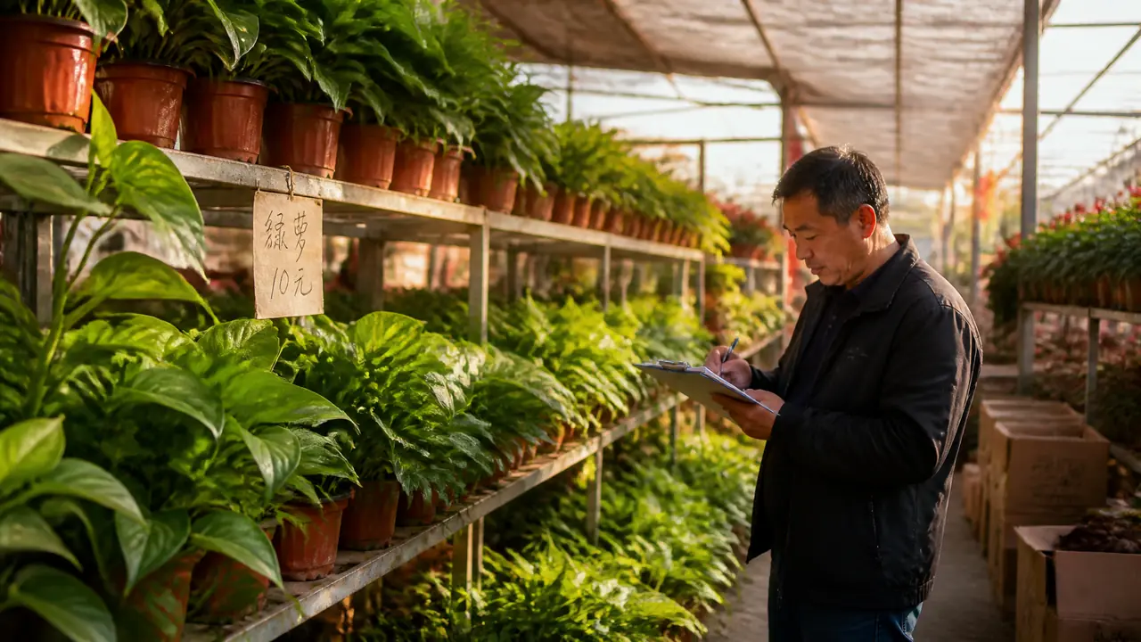 聊城绿植批发划算吗？跑了本地花市和青州基地后我算的一笔账