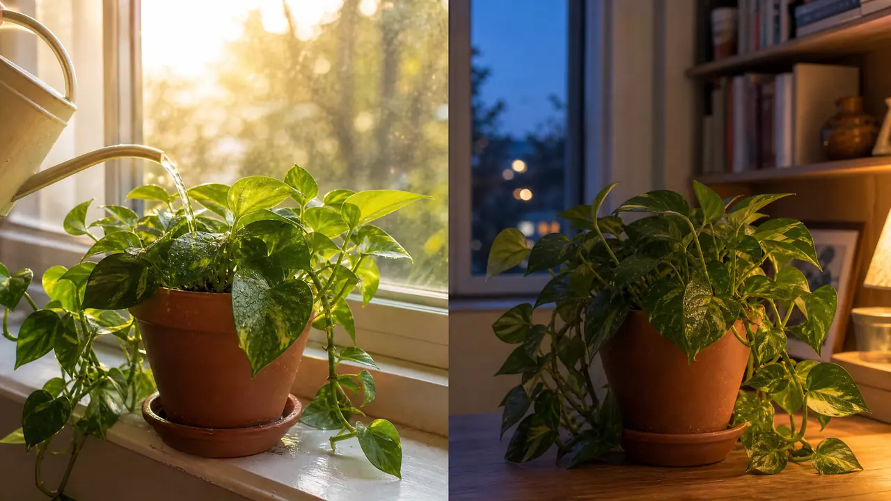 绿植浇水时间怎么选？早上浇和晚上浇的实测对比