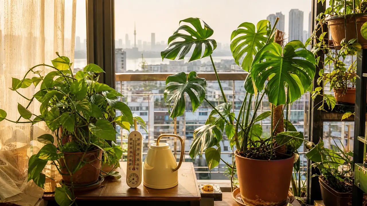 武汉家庭绿植怎么养？火炉天和回南天各有一套浇法