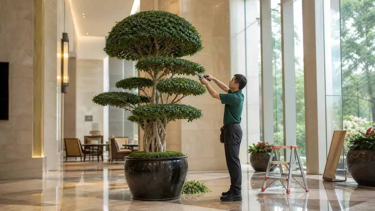 绿植造型公司怎么挑？先看案例再看养护团队