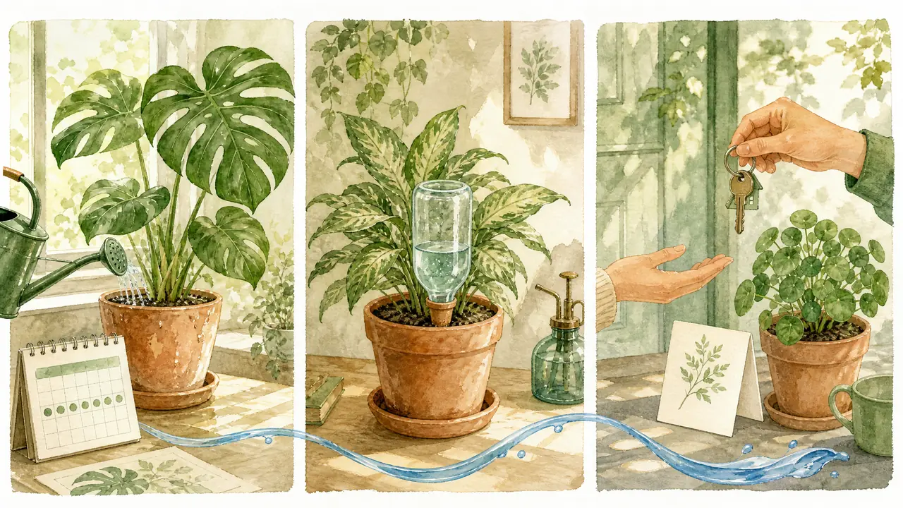长假绿植浇水怎么安排？按离家天数分三套方案，别再出门前猛浇透