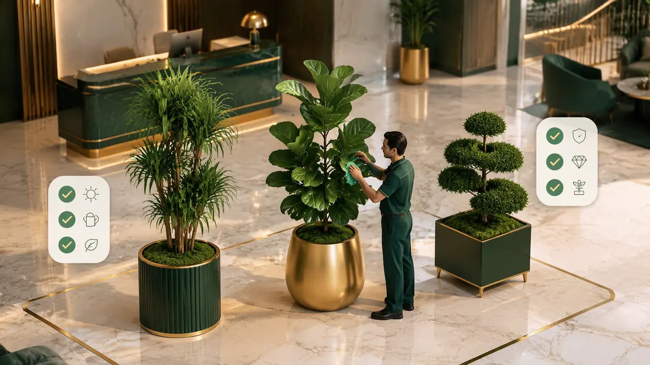高端绿植租赁贵在哪？三个溢价点和挑公司的两条硬标准