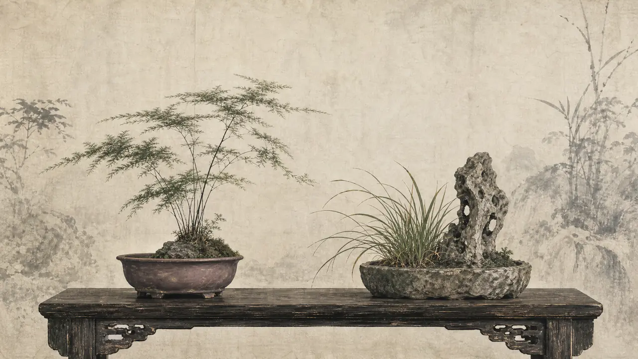 古风绿植盆栽怎么选才有旧气？器形搭配与两套入门组合